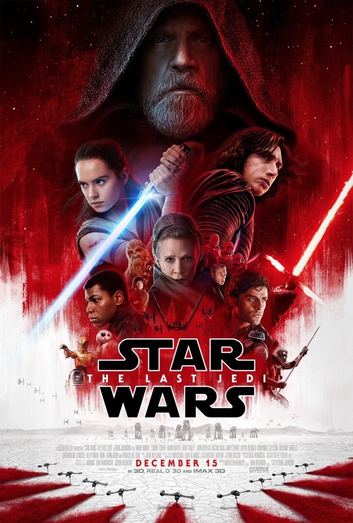 Poster ufficiale per Star Wars - Gli Ultimi Jedi